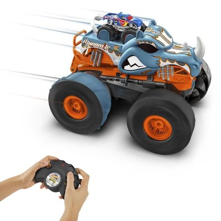 Hot Wheels RC Monster Truck Transformujc se Rhinomite 1:12